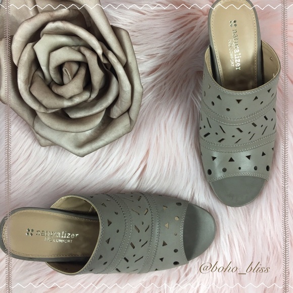 Naturalizer Shoes - NATURALIZER | Laser Cut Wedge Mule N5 Comfort NEW